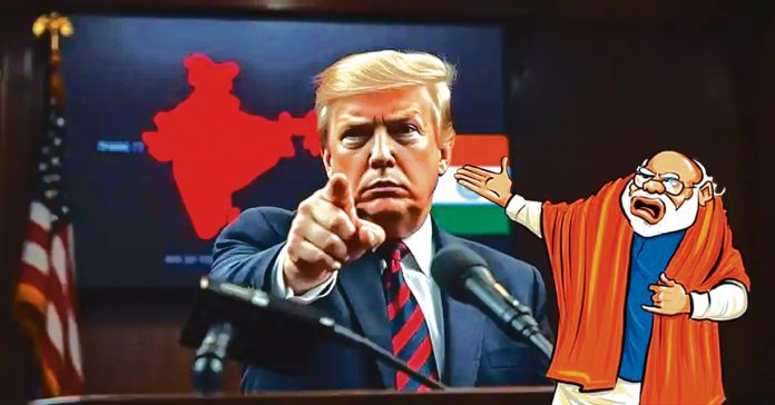 Modi on his knees!