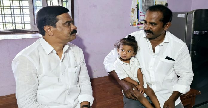 MLA visits former sarpanch