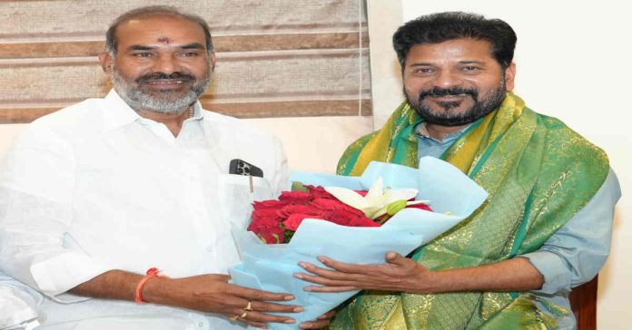Government Whip Adi meets CM Revanth Reddy..