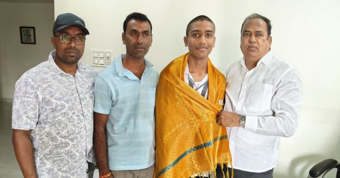 MLA honors Inter State First Ranker