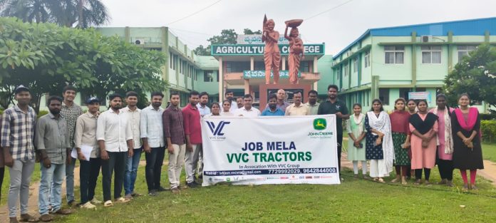 Mega job fair at the agricultural college..
