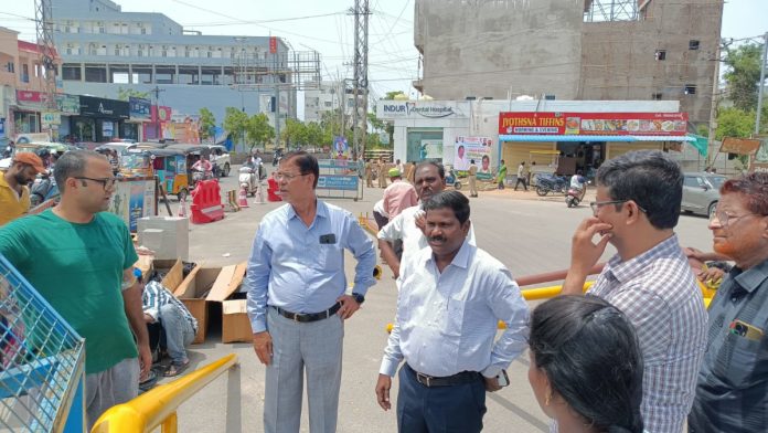 Municipal Commissioners visit to the city