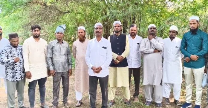 Prayers are offered at the Eidgah ground for the MLA's speedy recovery.