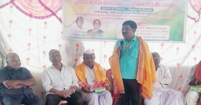 State formation celebrations under the banner of Jai Jawan..Jai Kisan