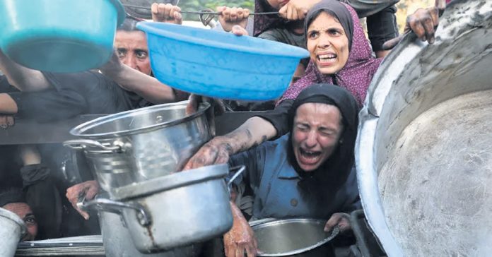Hazrail inhuman attacks on gas distribution and aid camps