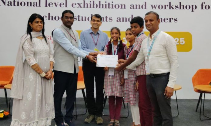 Begumpet students receive national level commendation certificates