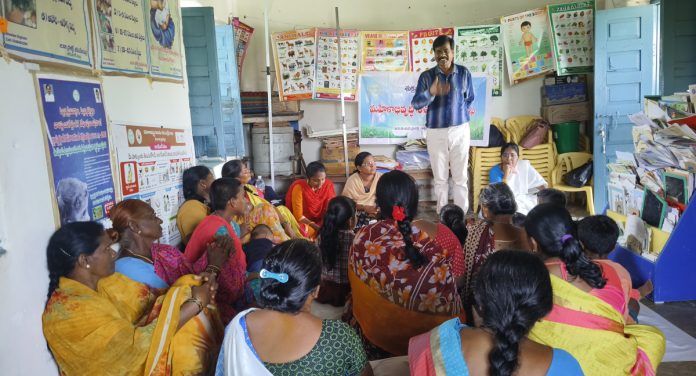 Children should be sent to Anganwadi: Supervisor Aruna
