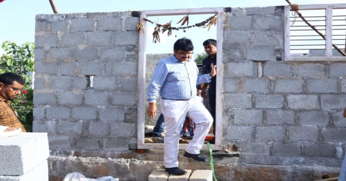 Construction work of Indiramma houses should be expedited: Collector