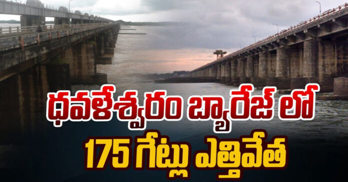 Dhavaleswaram barrage gates lifted