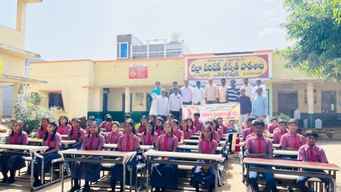 Distribution of desks and benches to Hasa Kothur School