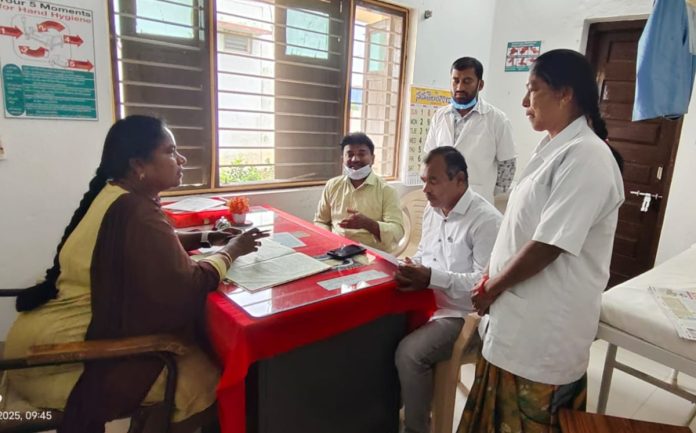 Dr. Sirisha conducts surprise inspection of PHC