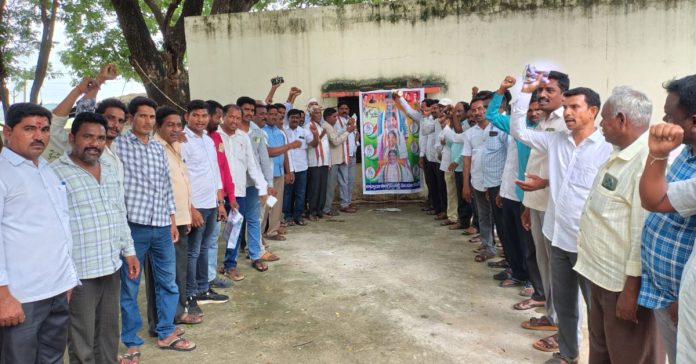 Ksheerabhishekam to CM Revanth Reddys portrait in Medaram