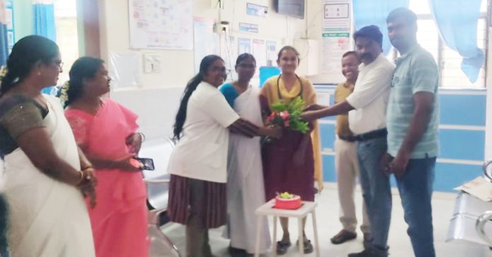 Medical officer honored in Chautpally