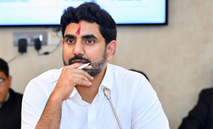 Minister Lokesh leaves for Goa