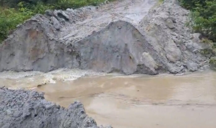 OCP road blocked by floodwaters!