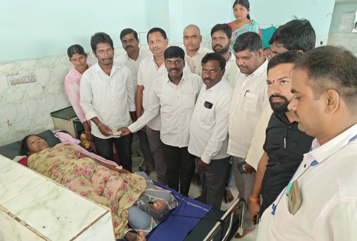 Parupati Srinivas Reddy stands by the unfortunate