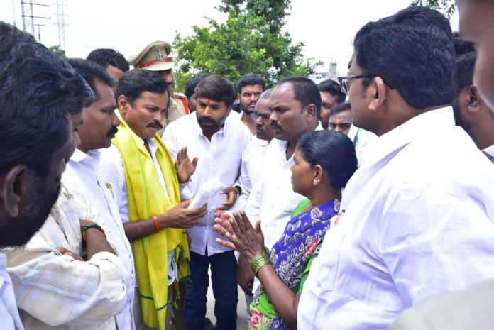 Request to MLA to construct underpass bridge at Anantaram X Road