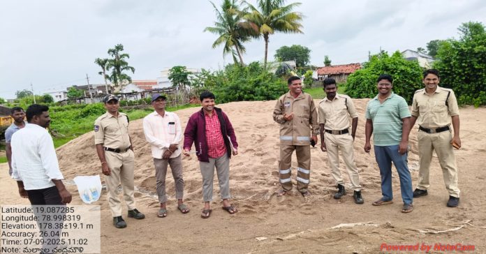 Sand heaps siege in Badampally..