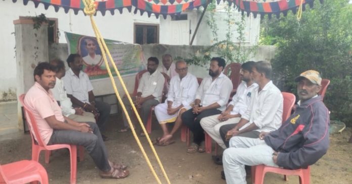 Sharma consults with the victims family