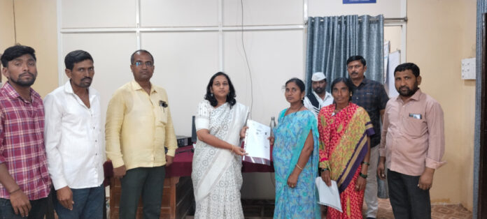 Sub-Collector who provided Bhu Bharati Patta to the beneficiaries