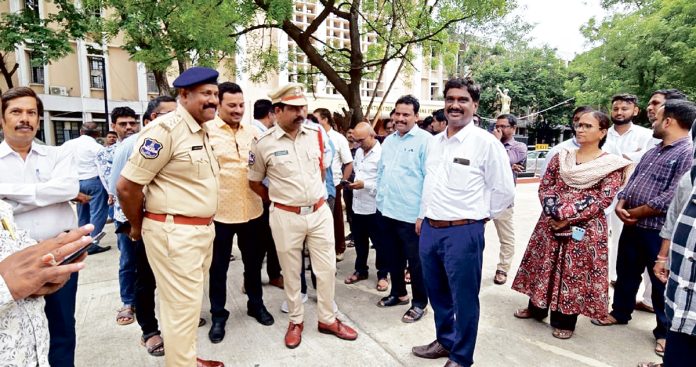 Bomb threats in Hyderabad