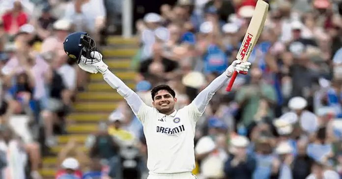 Shubhman's record century