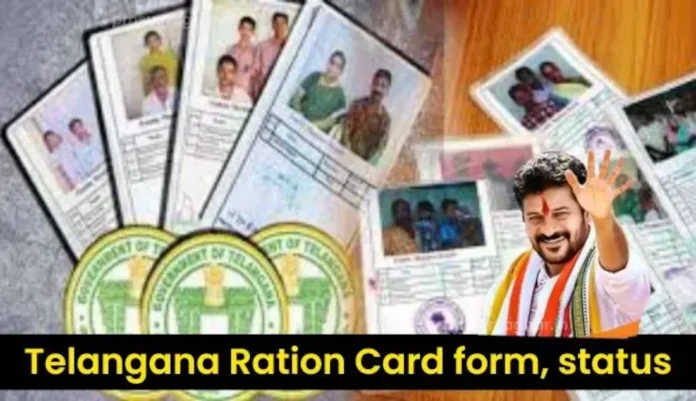 Arrangements for distribution of ration cards..