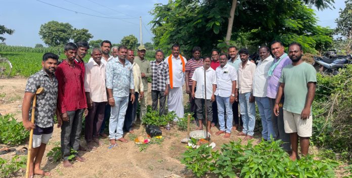 Bhoomi puja for water facility
