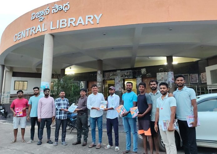 Book distribution under the auspices of Golconda Academy