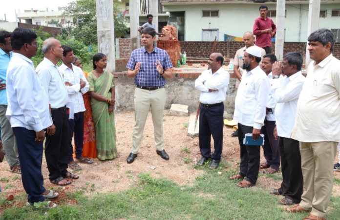 Construction of Indiramma houses should be completed quickly: Collector