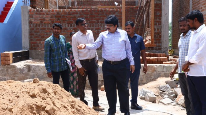 Construction work on Indiramma House should be completed quickly: Collector