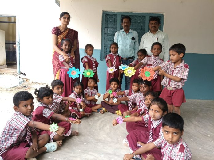 Early Raksha Bandhan celebrations at school