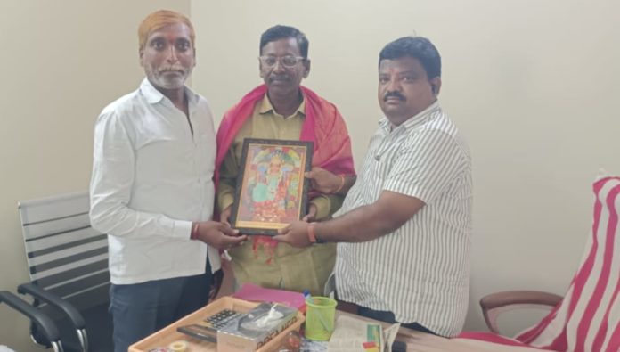 Former ZPTC visits Renuka Mata Ammavaru