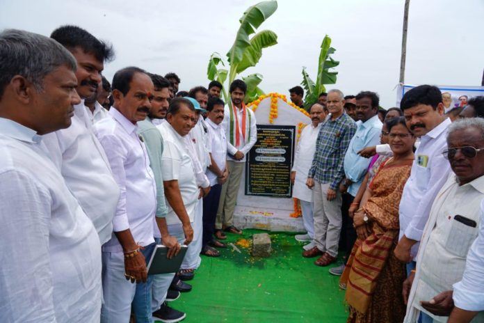 Foundation stone laid for construction of new Gram Panchayat building