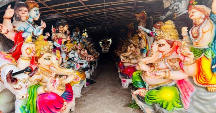 Ganesha is ready for the celebrations