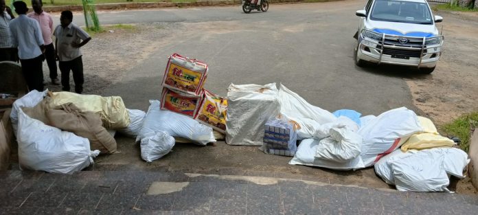 Huge seizure of gutka and amber