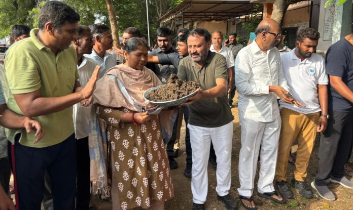 Jukkal MLA in the name of Armoor Janahita Padayatra Prabhat