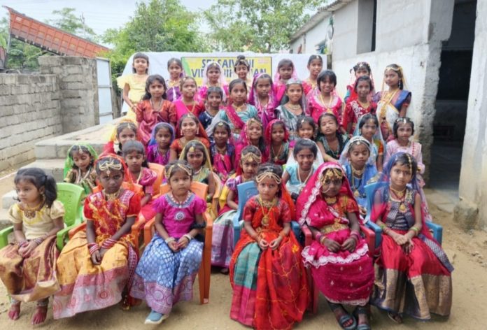 Krishna Ashtami celebrations in Saivani!