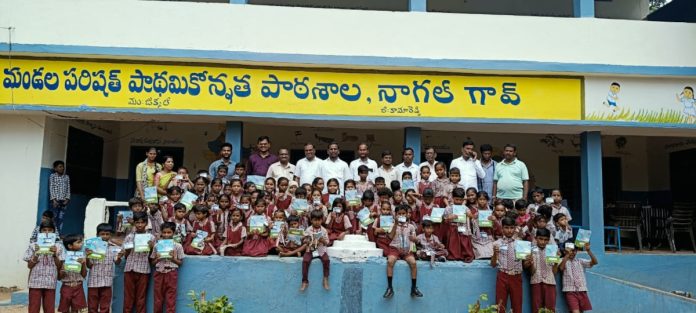 Medical couple provides school kits to Nagal Gaon school students