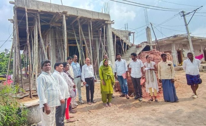 PD inspects construction of Indirammas houses