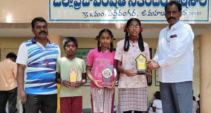 Peddawangara students qualify for state-level athletics competitions