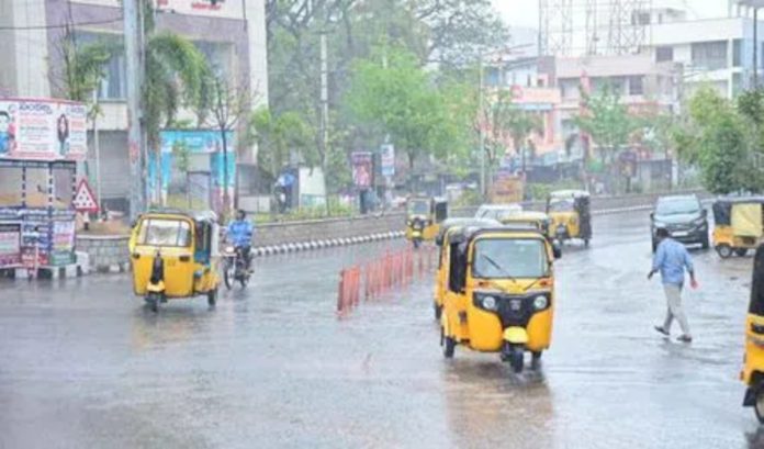 People rejoice with the rain