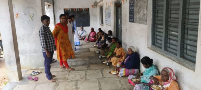 Providing accommodation and food to the affected families