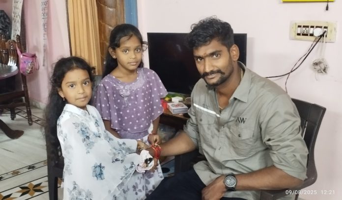Raksha Bandhan celebrations in Kamareddy