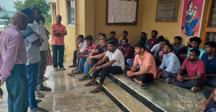 Students protest to resolve issues
