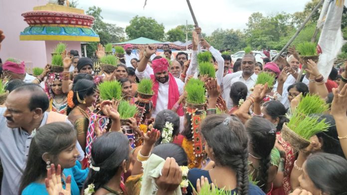 Teej celebrations in Jannaram