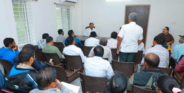 The responsibility for the work is yours.. the responsibility for the funds is mine: MLA Anirudh Reddy