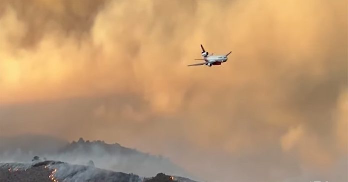 massive fire