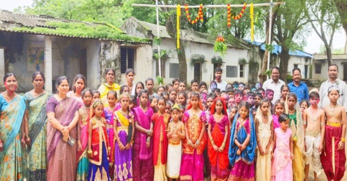 Krishnashtami celebrations in government schools in advance