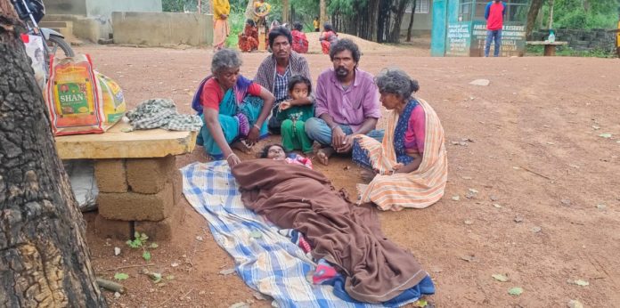 108 personnel left the body of a woman in the forest